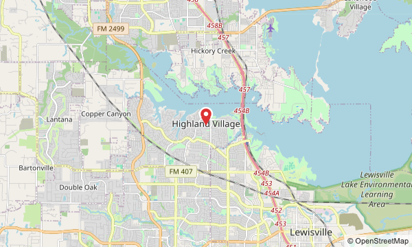 Highland Village, TX map